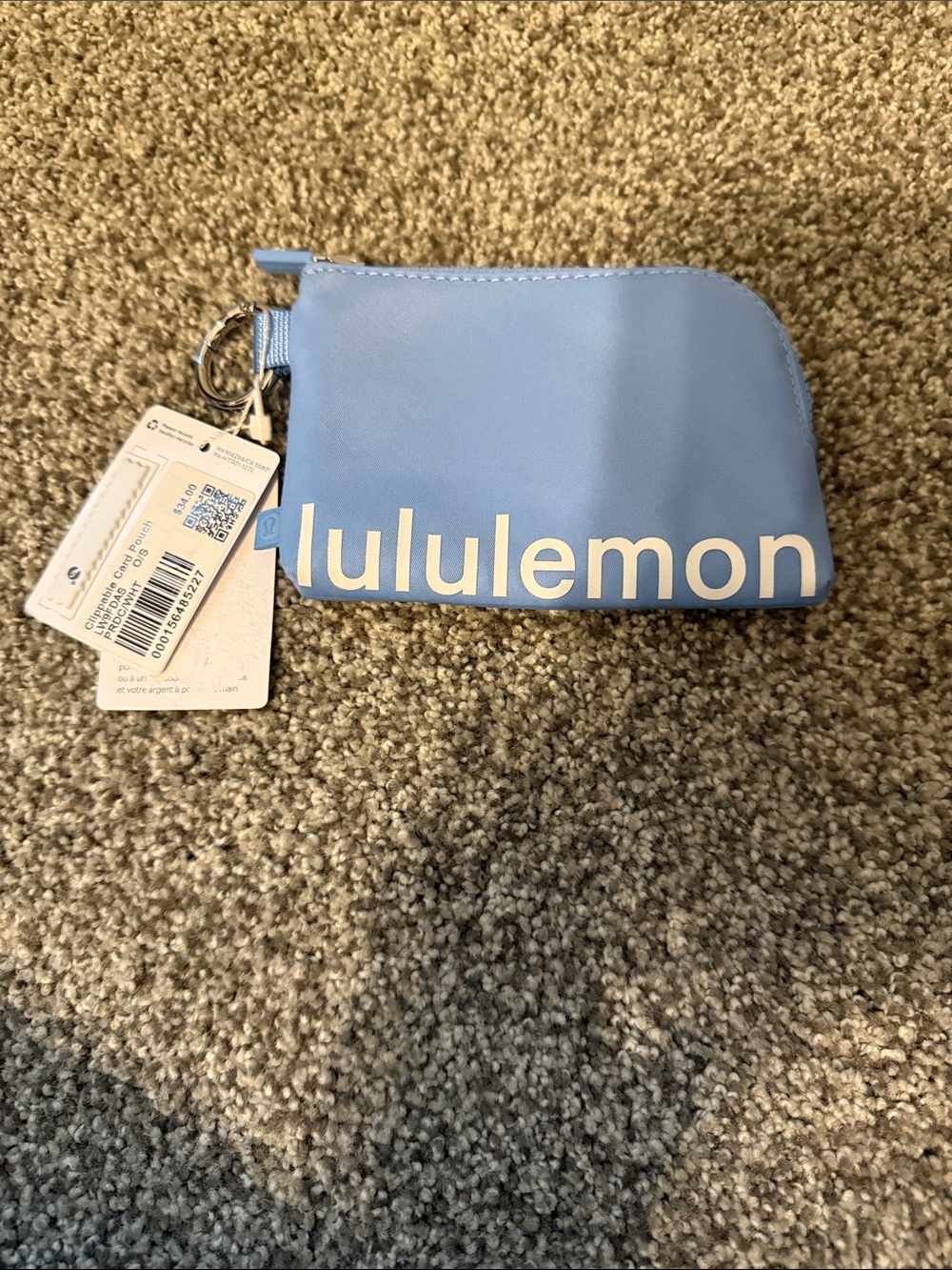 Lululemon Light Blue Coin Pouch